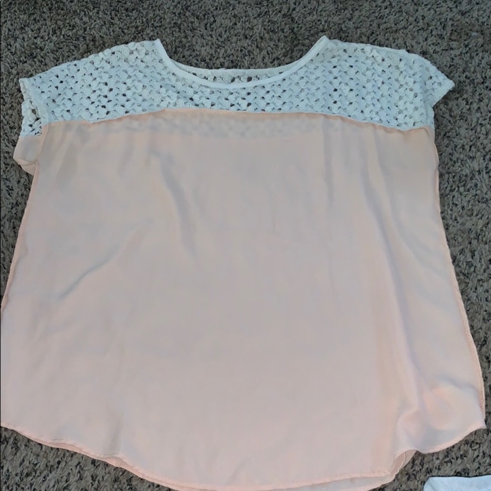 Peach shirt